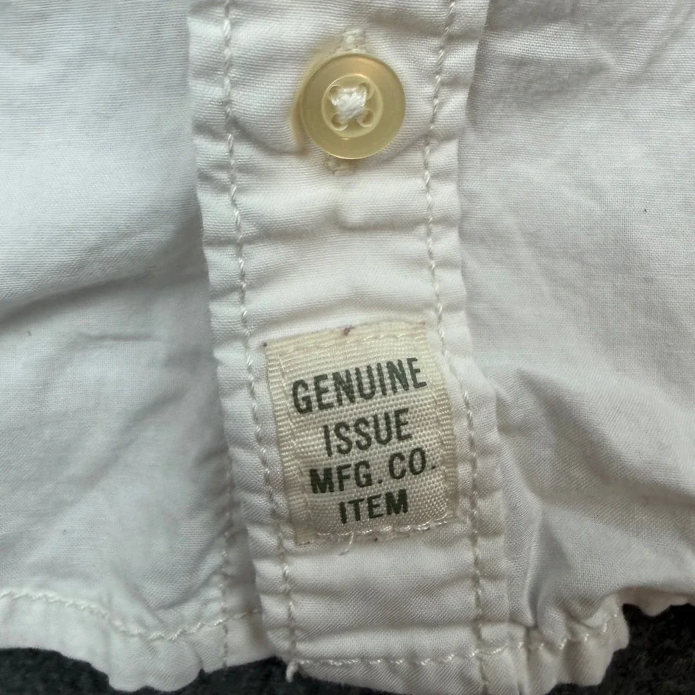 Carter's Button‎ Down Shirt Kids 24 Months White Long Sleeve Pocket Cotton